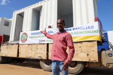 Agricultura Familiar: Primeira padaria em contêiner é entregue em Antônio Cardoso