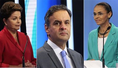 Datafolha: Dilma 40%; Marina 25%; Aécio 20%