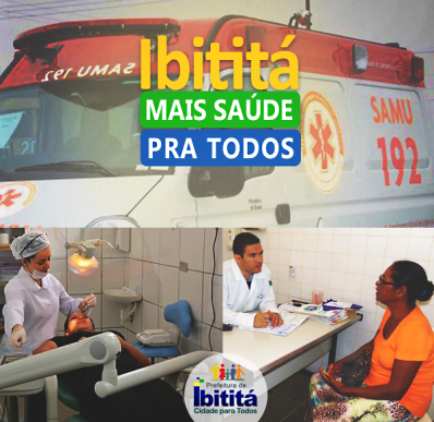 Prefeitura de Ibititá intensifica ações na área da Saúde 