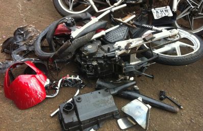 Metade dos internados por acidentes na BA são motociclistas