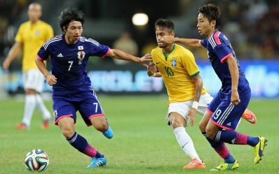 Neymar faz quatro e comanda goleada do Brasil sobre o Japão