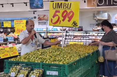 Umbu da Caatinga pode ser encontrado em grande rede de supermercados