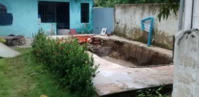 Piscina de casa na Ilha de Itaparica é roubada