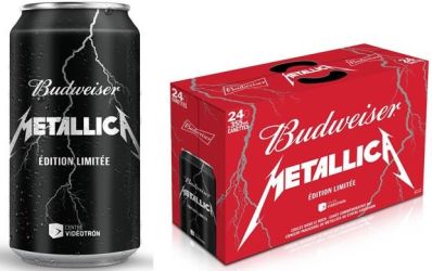  Metallica ganha edição de cerveja especial da Budweiser