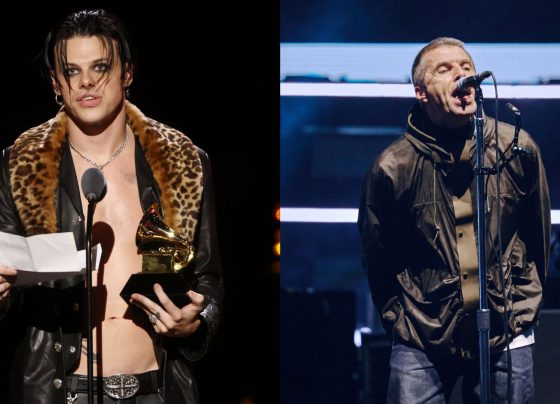 Yungblud e Liam Gallagher comentam sobre possibilidade de faixa em "007" (Fotos: Frazer Harrison/Getty Images e Gareth Cattermole/Getty Images)